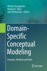 Domain-Specific Conceptual Modeling : Concepts, Methods and Tools - Book