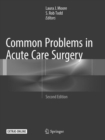 Common Problems in Acute Care Surgery - Book