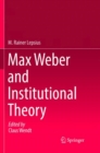 Max Weber and Institutional Theory - Book