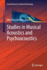 Studies in Musical Acoustics and Psychoacoustics - Book