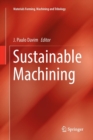 Sustainable Machining - Book