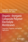 Organic-Inorganic Composite Polymer Electrolyte Membranes : Preparation, Properties, and Fuel Cell Applications - Book