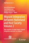 Migrant Integration between Homeland and Host Society Volume 2 : How countries of origin impact migrant integration outcomes: an analysis - Book