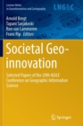 Societal Geo-innovation : Selected papers of the 20th AGILE conference on Geographic Information Science - Book
