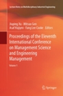 Proceedings of the Eleventh International Conference on Management Science and Engineering Management - Book