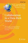 Collaboration in a Data-Rich World : 18th IFIP WG 5.5 Working Conference on Virtual Enterprises, PRO-VE 2017, Vicenza, Italy, September 18-20, 2017, Proceedings - Book