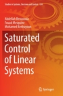 Saturated Control of Linear Systems - Book
