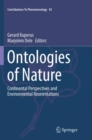 Ontologies of Nature : Continental Perspectives and Environmental Reorientations - Book