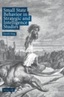 Small State Behavior in Strategic and Intelligence Studies : David’s Sling - Book