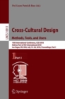Cross-Cultural Design. Methods, Tools, and Users : 10th International Conference, CCD 2018, Held as Part of HCI International 2018, Las Vegas, NV, USA, July 15-20, 2018, Proceedings, Part I - Book