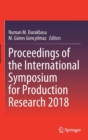 Proceedings of the International Symposium for Production Research 2018 - Book
