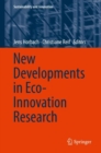 New Developments in Eco-Innovation Research - Book