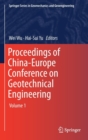 Proceedings of China-Europe Conference on Geotechnical Engineering : Volume 1 - Book