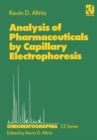 Analysis of Pharmaceuticals by Capillary Electrophoresis - Book