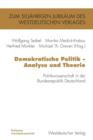 Demokratische Politik - Analyse und Theorie - Book