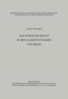 Das Roemische Recht in Den Constitutionen Von Melfi - Book