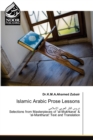 Islamic Arabic Prose Lessons - Book