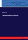 Poems on Various Subjects - Book