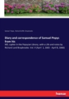 Diary and correspondence of Samuel Pepys from his : MS. cypher in the Pepsyian Library, with a Life and notes by Richard Lord Braybrooke. Vol. V (April 1, 1665 - April 8, 1666) - Book