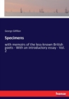 Specimens : with memoirs of the less-known British poets - With an introductory essay - Vol. 2 - Book