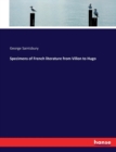Specimens of French literature from Villon to Hugo - Book