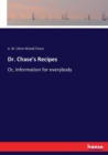 Dr. Chase's Recipes : Or, Information for everybody - Book
