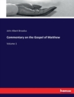Commentary on the Gospel of Matthew : Volume 1 - Book