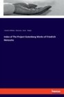 Index of The Project Gutenberg Works of Friedrich Nietzsche - Book