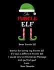 The Funcle Elf : Funny Saying Best Uncle Elf Gift If I Had a Different Uncle Elf I'd Kick Him In Balls - Funny Christmas Uncle's Day Present Thank You Family Sibling Gift - 8.5"x11" Blank Composition - Book