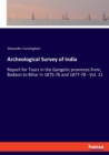Archeological Survey of India : Report for Tours in the Gangetic provinces from, Badaon to Bihar in 1875-76 and 1877-78 - Vol. 11 - Book