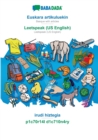 BABADADA, Euskara artikuluekin - Leetspeak (US English), irudi hiztegia - p1c70r14l d1c710n4ry : Basque with articles - Leetspeak (US English), visual dictionary - Book