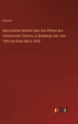 Neunzehnter Bericht uber das Wirken des Historischen Vereins zu Bamberg vom Juni 1855 bis Ende Mai's 1856 - Book