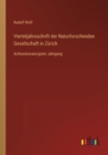 Vierteljahrsschrift der Naturforschenden Gesellschaft in Zurich : Achtundzwanzigster Jahrgang - Book