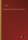 Researches in the Calculus of Variations - Book