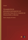 Sitzungsberichte der philosophisch-philologischen und historischen Classe der k.b. Akademie der Wissenschaften zu Munchen : Band II Jahrgang 1872 Heft 3 - Book
