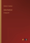 Indian Boyhood : in large print - Book