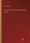 Grundriss der Geschichte der englischen Literatur - Book