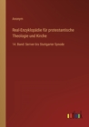 Real-Enzyklopadie fur protestantische Theologie und Kirche : 14. Band: Seriver bis Stuttgarter Synode - Book