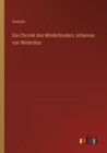 Die Chronik des Minderbruders Johannes von Winterthur - Book