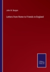 Letters from Rome to Friends in England - Book