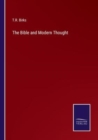 The Bible and Modern Thought - Book