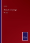 Markische Forschungen : VIII. Band - Book