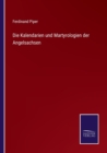 Die Kalendarien und Martyrologien der Angelsachsen - Book