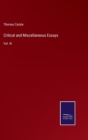 Critical and Miscellaneous Essays : Vol. III - Book