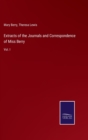 Extracts of the Journals and Correspondence of Miss Berry : Vol. I - Book