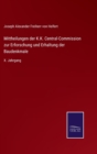 Mittheilungen der K.K. Central-Commission zur Erforschung und Erhaltung der Baudenkmale : X. Jahrgang - Book