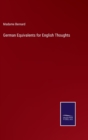 German Equivalents for English Thoughts - Book