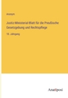 Justiz-Ministerial-Blatt fur die Preussische Gesetzgebung und Rechtspflege : 18. Jahrgang - Book