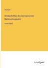 Denkschriften des Germanischen Nationalmuseums : Erster Band - Book