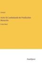 Archiv fur Landeskunde der Preussischen Monarchie : Erster Band - Book